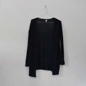 DIVIDED Fine Knit Malachite Green Turquoise Long Flowy Open Cardigan | Size XS